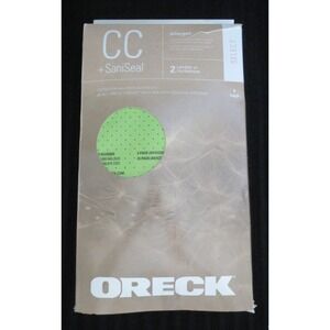 Oreck CC SaniSeal AK1CC6A Allergen Filtration Vacuum 8 Bags